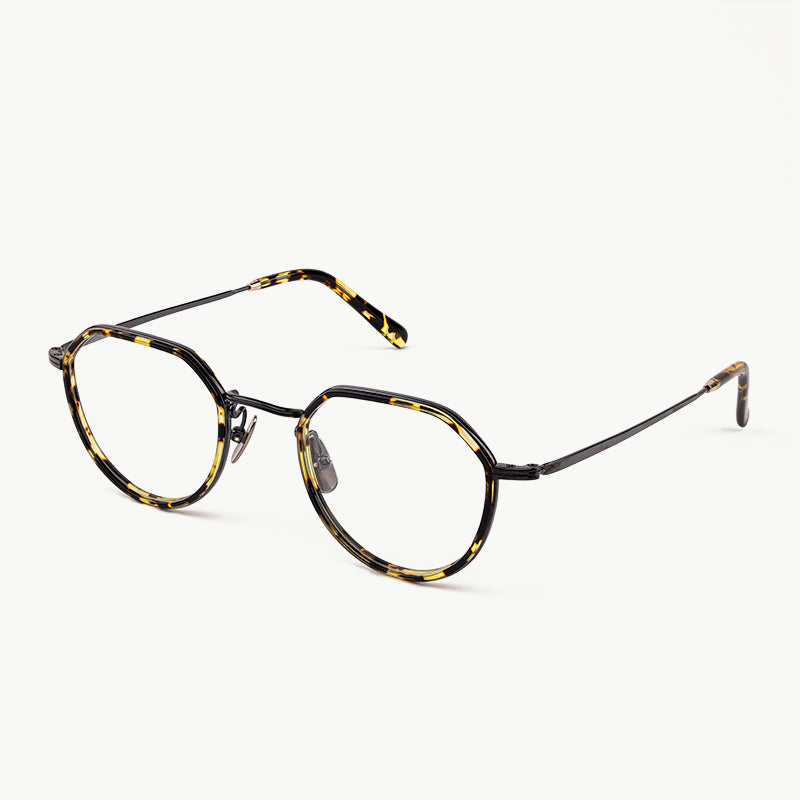 Gunmetal with Amber Tort