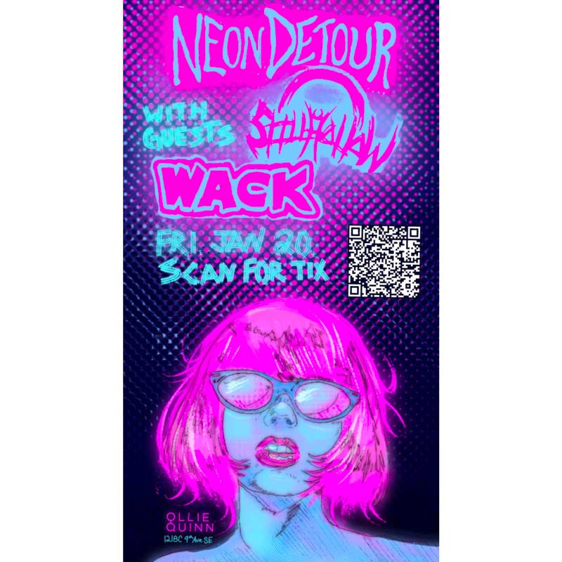 Neon Detour, Still Hollow, Wack | Music at OQ Inglewood